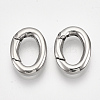 304 Stainless Steel Spring Gate Rings STAS-S079-88B-1