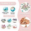 20Pcs Acrylic Stripe Beads MACR-TA0002-77-4
