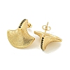 PVD Vacuum Plating 304 Stainless Steel with Rhinestone Stud Earrings for Women EJEW-G401-03G-02-1