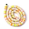 Handmade Polymer Clay Beads Strands CLAY-R089-6mm-T02B-52-7