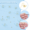 Bowknot Shape Brass Earring Hooks KK-HS0001-78G-4