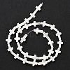 Natural White Shell Beads Strands SSHEL-F0812C-4