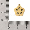 304 Stainless Steel Enamel Charms STAS-P377-07G-3