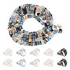 2 Strands Electroplate Transparent Glass Beads Strands EGLA-TADJ0001-06-1
