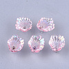 Transparent Acrylic Bead Caps TACR-T007-01C-1