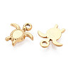 304 Stainless Steel Turtle Charms STAS-T072-53G-2