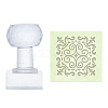 Clear Acrylic Soap Stamps DIY-WH0445-005-1