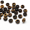 Natural Tiger Eye European Large Hole Beads X-G-Q442-01-1