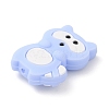 Raccoon Silicone Beads SIL-WH0002-84A-2