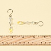 Teardrop Glass Suncatchers HJEW-FS00032-8