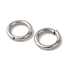 Tarnish Resistant 304 Stainless Steel Open Jump Rings STAS-Q186-02-5x0.8mm-3