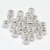 Fancy Cut 925 Sterling Silver Round Beads STER-F012-09B-2