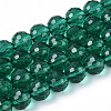 Transparent Glass Bead Strands GLAA-R095-10mm-39-1