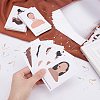 Fingerinspire Cardboard Jewelry Display Cards CDIS-FG0001-49-2