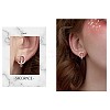 SHEGRACE Unique Design 925 Sterling Silver Stud Earrings JE395C-3