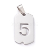 Non-Tarnish 304 Stainless Steel Pendants STAS-H144-02P-5-1