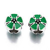 Alloy Enamel European Beads MPDL-T005-006-RS-3