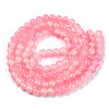 Crackle Baking Painted Imitation Jade Glass Beads Strands DGLA-T003-6mm-02-3