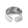 304 Stainless Steel Cuff Rings RJEW-M019-39P-3