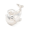 925 Sterling Silver Whale Charms STER-S009-02A-S-1