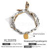 304 Stainless Steel Pendant Printed Scarf Necklaces FS-WGD2FA8-04-1