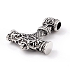 Tibetan Style 304 Stainless Steel Pendants STAS-P305-52AS-3