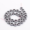 Non-Magnetic Synthetic Hematite Beads G-A032-1-2