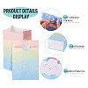 12Pcs 4 Styles Rainbow Print Kraft Paper Gift Bags AJEW-TA0003-38-4