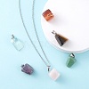 12Pcs 6 Style Natural & Synthetic Gemstone Pendants G-FS0001-35-5