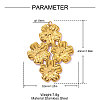 304 Stainless Steel Pendants STAS-OY016-23G-2