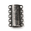 304 Stainless Steel Multi-Strand Magnetic Slide Clasps STAS-P325-04B-1