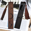 CRASPIRE 1 set Rosewood & African Blackwood Bookmarks Set AJEW-CP0001-78N-6