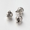 Carved Tibetan Style Alloy Round Charms PALLOY-N0115-08AS-1