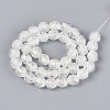 Handmade Foil Glass Beads Strands FOIL-N033-03E-1