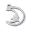 Non-Tarnish 304 Stainless Steel Charms STAS-C097-23P-1