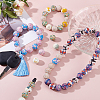 64Pcs 8 Colors Round Silicone Focal Beads SIL-GA0001-29A-4