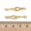 Brass Hook and S-Hook Clasps KK-Z136-41B-G-4