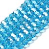 Transparent Glass Beads EGLA-A035-T6mm-B08-1