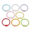 8Pcs 8 Colors Acrylic Beaded Stretch Bracelet Sets BJEW-JB11236-2