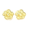 Brass Stud Earrings for Women LS-EJEW-F365-03LG-2