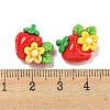 Christmas Theme Opaque Resin Decoden Cabochons CRES-B022-02A-3