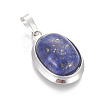 Natural Dyed Lapis Lazuli Pendants G-L512-D07-2