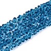 Transparent Glass Beads Strands X-GLAA-N018-4mm-28-1