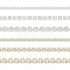  6m 6 Style Brass Rhinestone Strass Chains CHC-TA0001-04-1