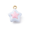 Alloy Enamel Charms ENAM-E362-08D-1