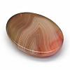 Oval Dyed Natural Striped Agate/Banded Agate Cabochons G-R349-30x40-15-3