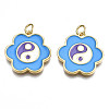 Brass Enamel Pendants KK-Q769-009-NF-2