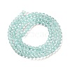 Transparent Baking Paint Glass Beads Strands DGLA-A034-T4mm-D01-2