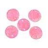 Spray Painted Natural Capiz Shell Connector Charms BSHE-S304-18E-1