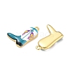 Printed Brass Pendants KK-CBA42CA-09G-06-2
